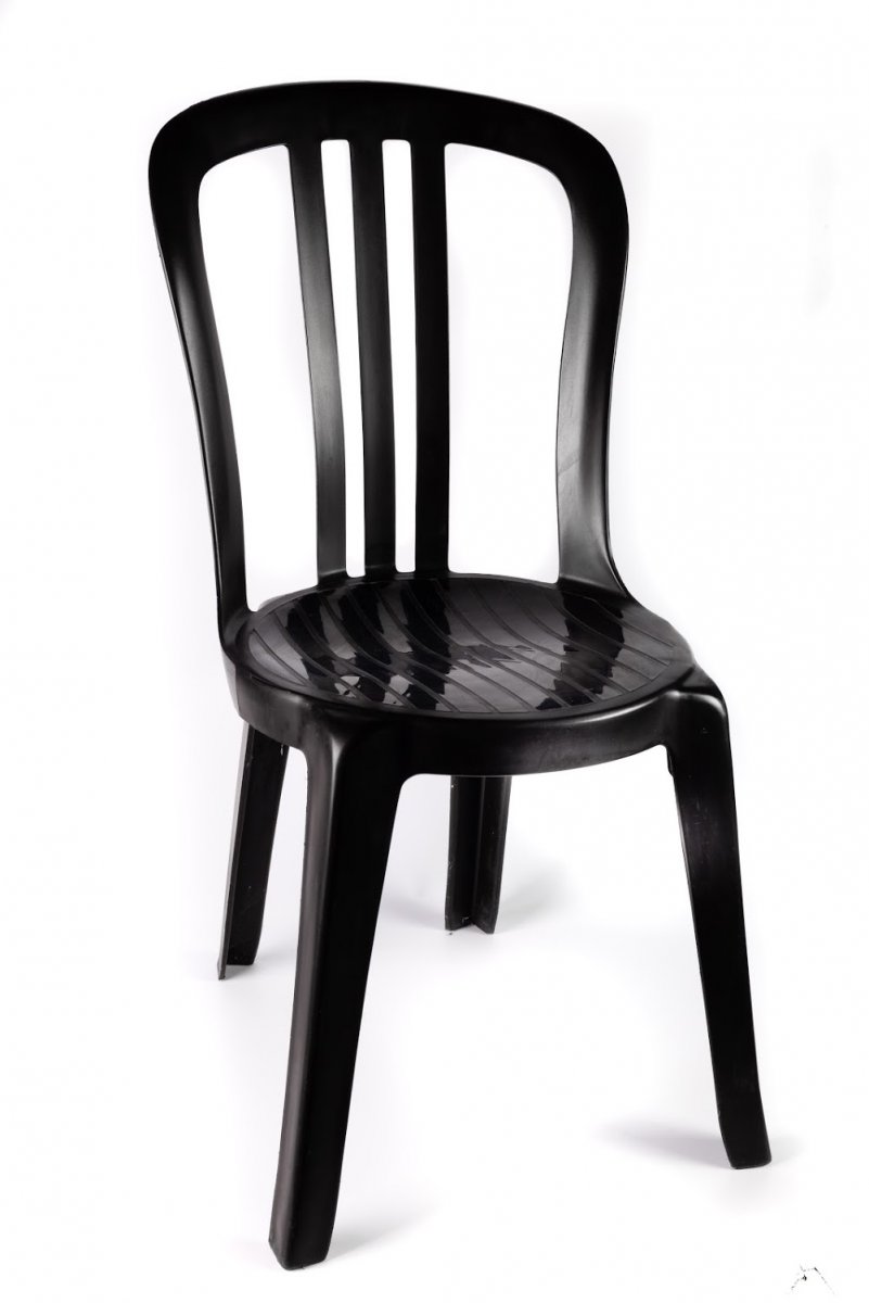 Chaise PVC noire